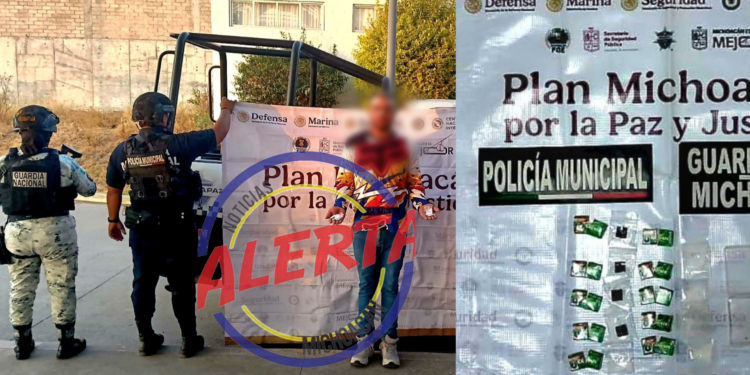 Muchacho de 24 años es detenido con varias “Grapas” de crystal en Zamora