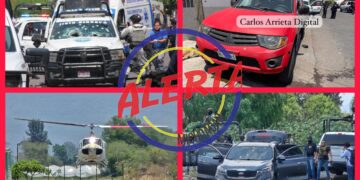 Violento ataque del CJNG contra la Guardia Civil de Michoacán, hay 6 policías heridos, fotos 👇👇