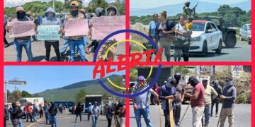 Bloquean carretera Zamora-Tangancicuaro, piden justicia por profesor asesinado,&nbsp; fotos 👇👇