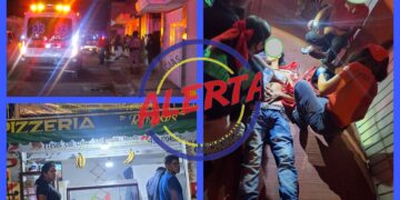 Ataque en pizzería deja un muerto y varios heridos, videos y fotos 👇👇