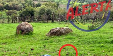 Localizan presunto artefacto explosivo improvisado en Tangamandapio