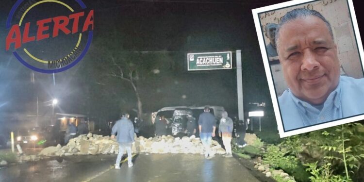 De nuevo, bloquean la carretera Zamora-Carapan, en Acachuén