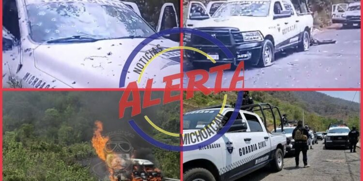 Cinco policías de la GC fallecidos y 10 más heridos, en emboscada a 3 patrullas en Nahuatzen, Michoacán, lista de victimas y videos 👇👇&nbsp;